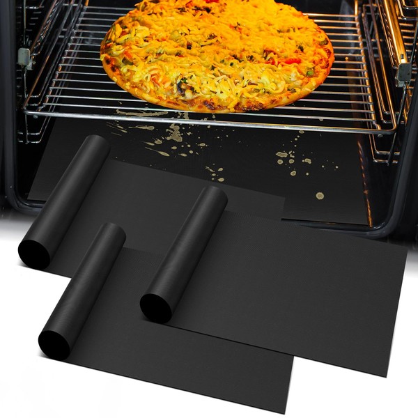 Oven Liners for Bottom of Electric Gas Oven -3Pack Large