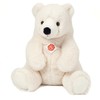 Teddy Hermann 91546 Polar Bear Sitting 35 cm, Cuddly Toy,