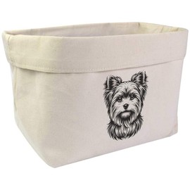 Large 'Yorkshire Terrier' Canvas Organiser/Storage Bag (OR00033462)