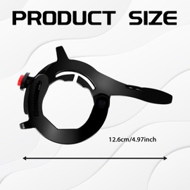 KUQUTIDY Motorcycle Cruise Control Assist, Motorcycle Throttle Lock, Motorcycle Cruise Control Throttle Clamp, Universal Booster Accessories for Motorcycles/Electric Bikes/Scooters/ATVs
