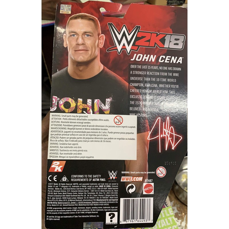 W W E John Cena Nuff Action Figure