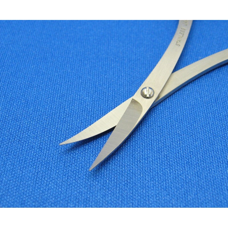 Kinugawa Company W-15 Stainless Steel Fashionable Scissors for Eyebrows, Split