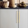 QOGRISUN 5 Pack Solid Brass Cabinet Pulls, 7-9/16 Inch Hole
