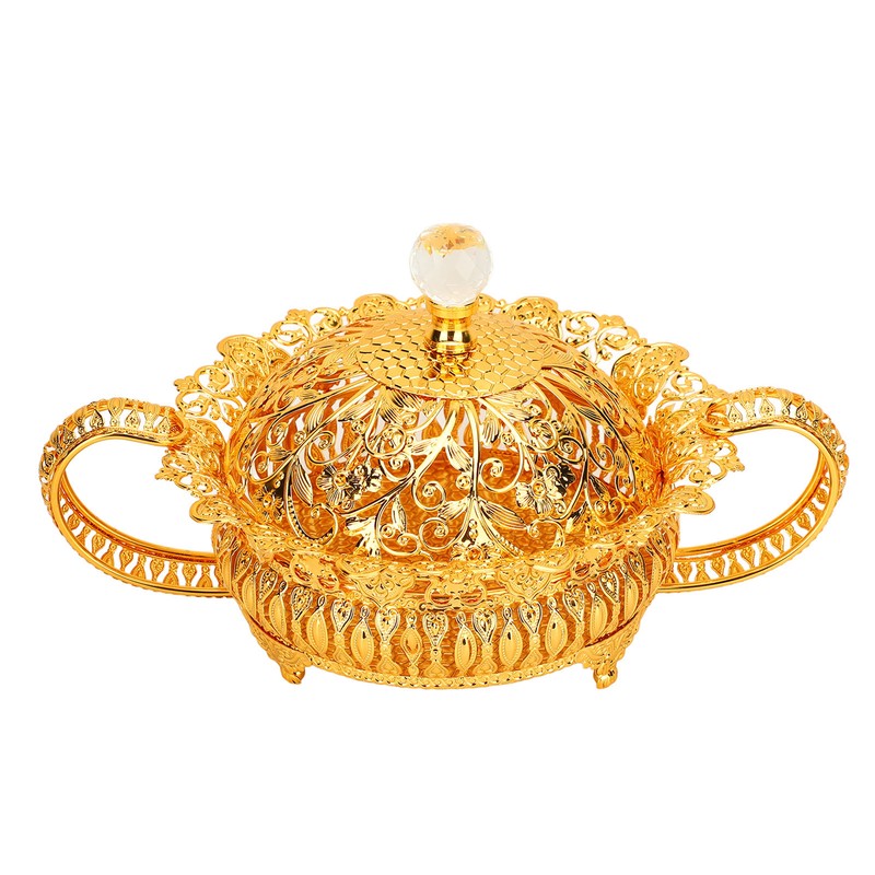 European Style Metal Fruit Plate Set Decorative Multifunctional Fruit Platter
