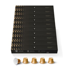 NESPRESSO Original Caramello Arabica Coffee with Caramel Flavour, Ideal for Lungo or Cappuccino, Compatible with Original Capsule Machines, 100 Coffee Capsules