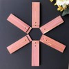 6 Pieces Cedar Hang Ups Natural Cedar Blocks Rectangle Ceder