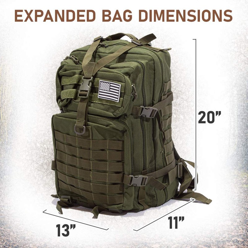 Bug Out Bag Backpack - 50L Tactical Backpack - Great