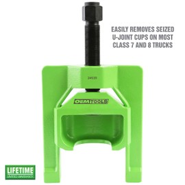 OEMTOOLS 24538 Heavy Duty U Joint Removal Tool, U Joint Press and Removal Tool for Class 7 and 8 Trucks, Universal Joint Press and Extractor