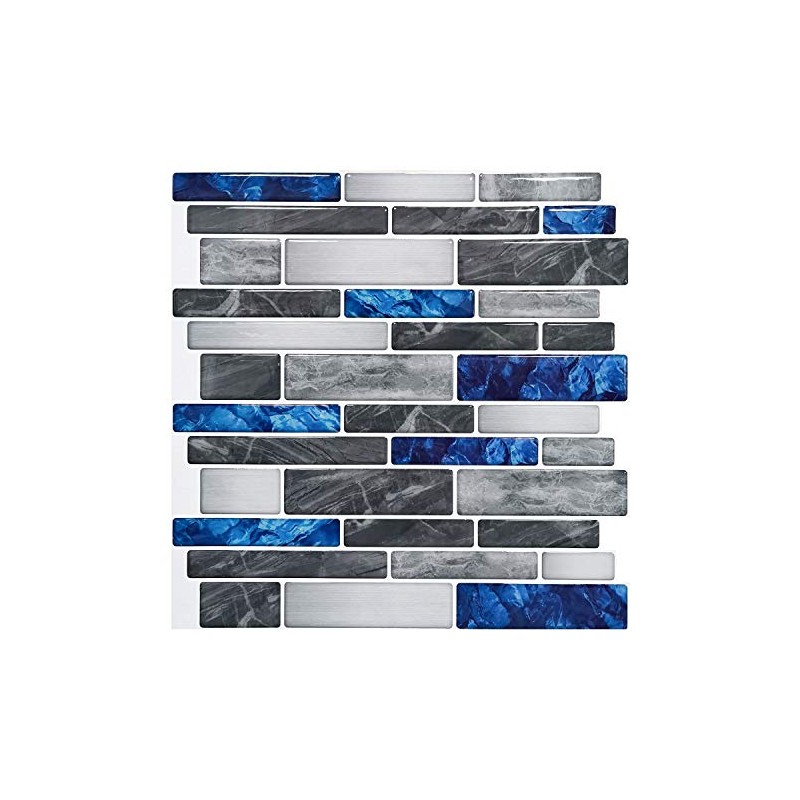 Art3d 10-Sheet Premium Self-Adhesive Kitchen Backsplash Tiles in Marble,30 *