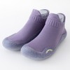 Ormo Non-Slip Pilates Yoga Gym Crossfit Sock Shoes Purple Beige / 42-43