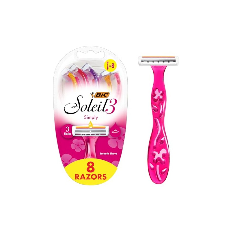 BIC Soliel Simply Smooth - Maquinilla de afeitar desechable para