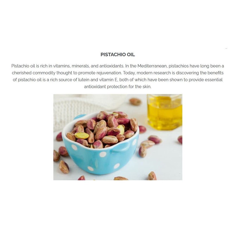Pistaché Skincare Pistachio Oil Face Moisturizer | Hydrating & Nourishing