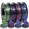 iSANMATE 3D Printer Filament, Pla Filament 1.75mm Bundle, Rainbow Filament