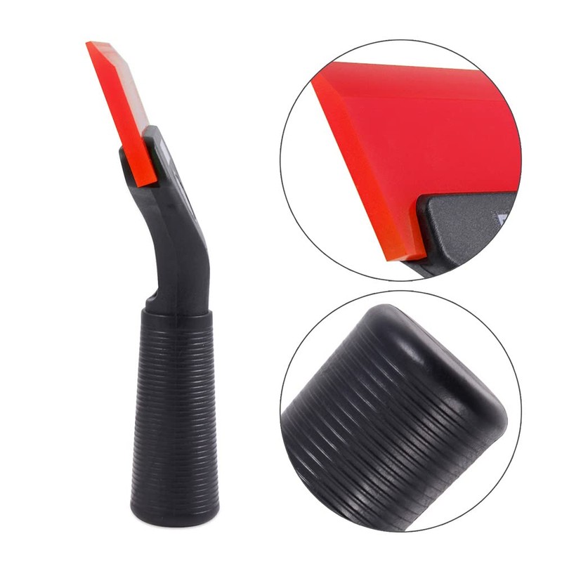 FOSHIO Small Squeegee with 5 Inch Rubber Blade Mini Wiper