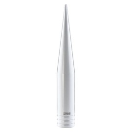 TRUE SPIKE 5.5 inch Fat Spike White Antenna in Heavy Gauge CNC Machined Billet Aluminum Short Compatible with Dodge Ram 1500 2500 3500 94-08 1994-2008