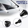 2 PCS Front Windshield Washer Nozzles, Washer Spray Jet Kit