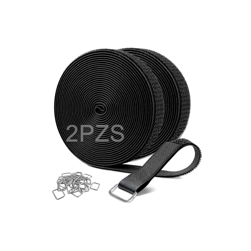2 Rollos de Cinta de Sujeción, 5m×20mm Organizador de Cables,