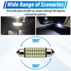 24 PCS LED Interior Car Lights, T10 31mm 41mm LED