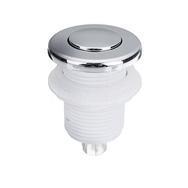 Air Pressure Bath Switch Tub Spa Massage Bath Garbage Waste Disposal Air Switch Push Button Garbage Disposal Sink Top Air Switch(White,Size:32mm)
