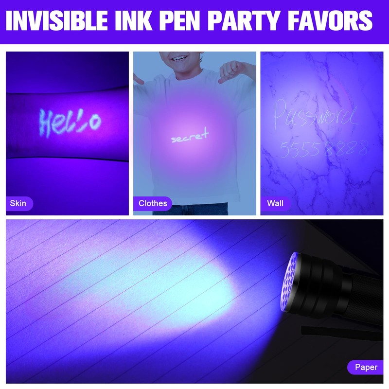 Tegeme 4 Invisible Ink Pen Set 2 Invisible Marker 2