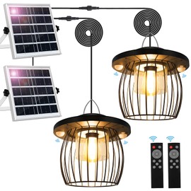 AEQ Solar Shed Light Indoor Outdoor, Solar Gazebo Lights Work in Daytime with Dual Motion Sensor/5 Modes/Remote Control, Waterproof Garage Lights with for Porch Shed Garage Barn