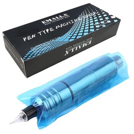 SOTICA 200PCS Tattoo Pen Covers - Tattoo Machine Sleeves Tattoo Pen Bags Disposable Tattoo Machine Sleeves Tattoo Pen Cover Blue
