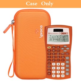 Aproca Orange Storage Hard Case Fit for Texas Instruments TI-30XIIS / TI-30X IIS 2-Line/Casio FX-991EX Fx-82es Plus Scientific Calculator (Case Only)