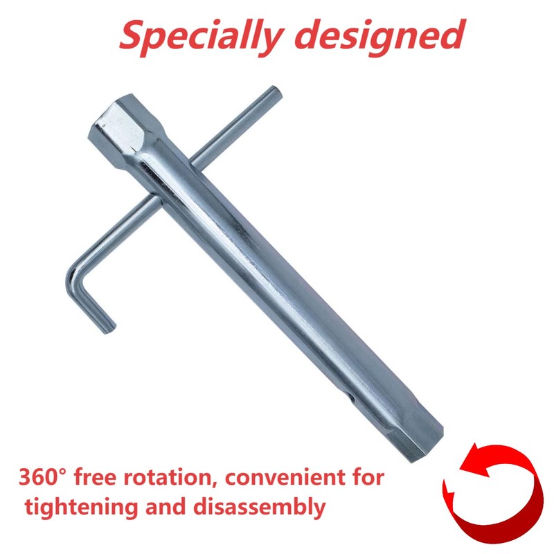 Generic 19576S Spark Plug Wrench 8-Inch, Fits Many Briggs &
