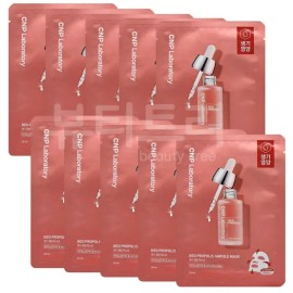 차앤박 CNP 레드 프로폴리스 앰플 마스크 25ml X 10매 CNP Red Propolis Ampoule Mask 25ml X 10 Sheets
