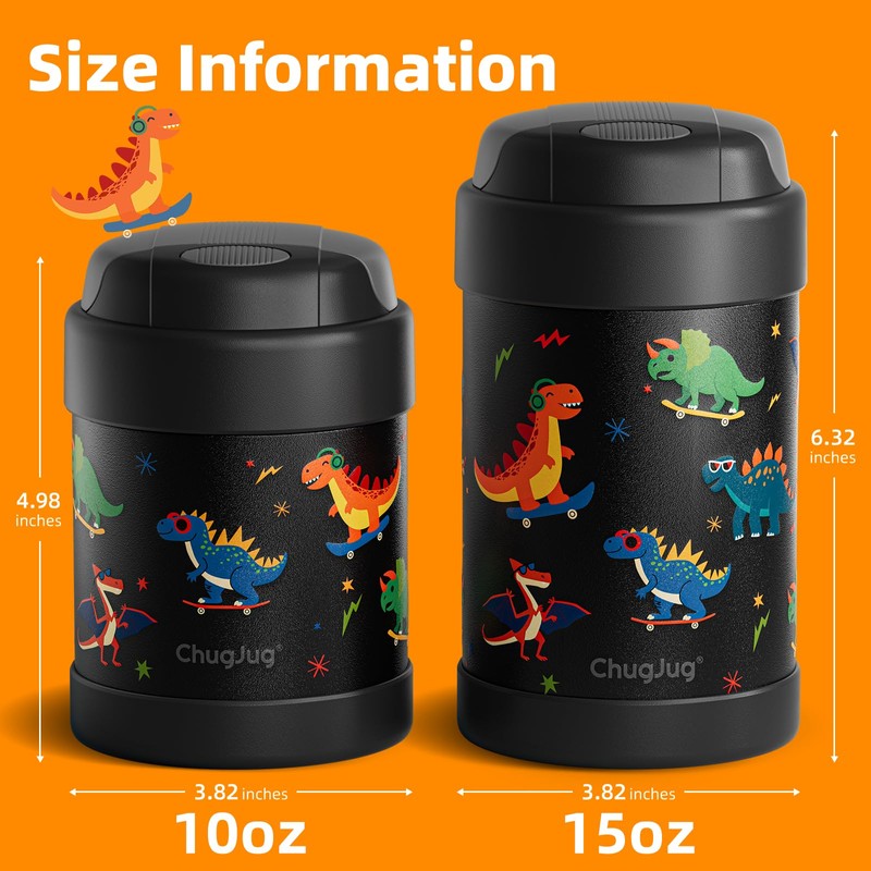 ChugJug 15 oz Soup Thermo for Hot Food Kids Insulated