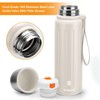 Vacuum Insulated Thermo Flasks with Cup 600ml/20.3oz Stainless Steel Thermo