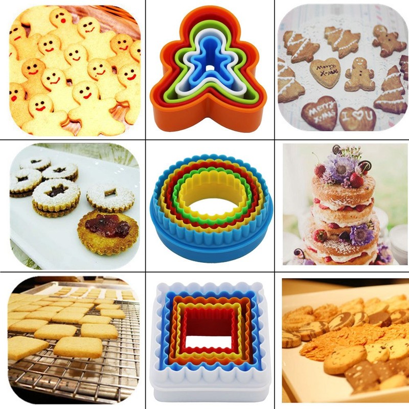 SOOKOO 32 PCS Cookie Cutter Set, Biscuit Cutter Set, Multi-size
