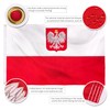 XIFAN Premium Poland Ensign Polish Flag 3x5 Outdoor, Double Sided