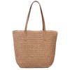 Large Straw Beach Bag for Womens, Straw Handbag Woven Tote