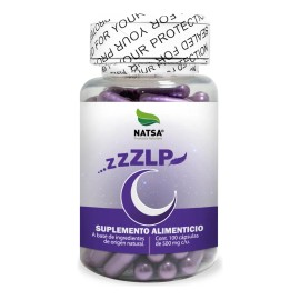 Zlp 100 cápsulas duerme y descansa mejor ayuda al insomnio relaja tu cuerpo ingredientes 100% naturales calidad premium
