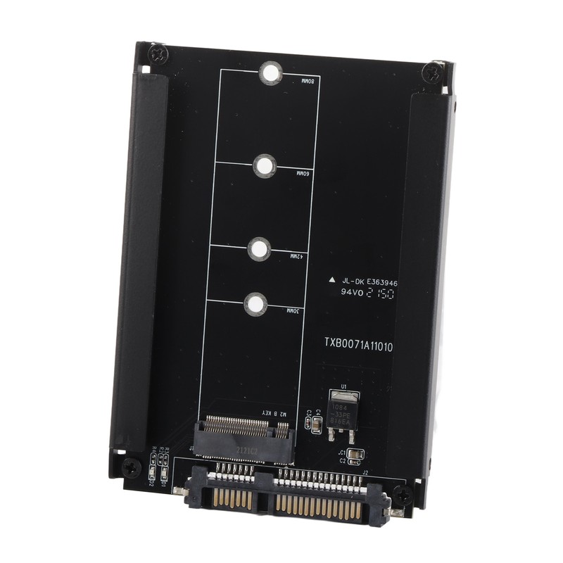 Conversion Card M.2 to SATA3.0 Expansion Bkey Adapter SSD Solid