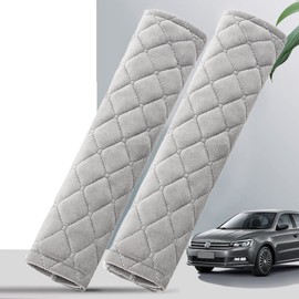 Seat Belt Cover, Set of 2, Seat Belt Pad, Car Supplies, Shoulder and Neck Protection, Seat Belt Supplies, Shoulder Pads, Soft, Reduces Pressure Sensation, Suitable for Children and Adults, Comfortable