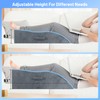 TranquilRelax Leg Elevation Pillows, Wedge Pillow for After Surgery, Memory
