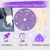 6 Inch Sanding Discs 50PCS Ceramic Hook and Loop Orbital