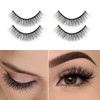 IKIBITY Self-Adhesive Eyelashes No Glue Involved Fake Lashes Extensions Reusable