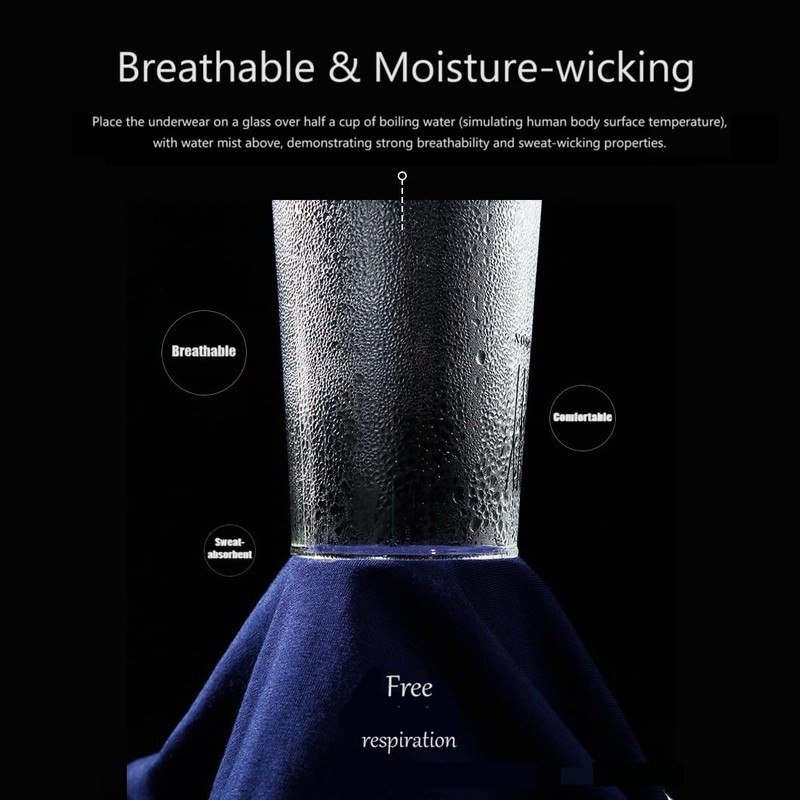 BY.ECG Men's Thongs Low-Rise Summer Cool Soft Modal Small Pouch