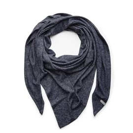 Cecil Women's Cosy Triangular Scarf, Universal Blue Melange