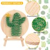 Heveer DIY String Art Kit for Beginners DIY Cactus Craft
