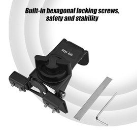 Majatou Car Mobile Antenna Mount, Vehicle Antenna Bracket, Stainless Steel Car Mounted Mobile Clip Bracket Mounting Base