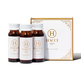 HACCI Honey Collagen, Set of 3, 1.0 fl oz (30 ml) x 3 Bottles with Shopper, Moisturizing, Beautiful Skin, Formulated with Royal Jelly, Cosmetic Award Winner