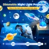 Solar System for Kids Projector Night Light, 360°Rotating+5 Films Planets