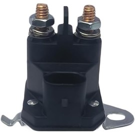 RAJBMT 7CM-1241-212-51 Starter Solenoid 12V 2 Terminals Lawn Mower Solenoids Relay Replacement Parts for Trombetta 7CM124121251 M008904-000 Gravely 05167200 Riding Lawnmower Tractor