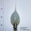 Royal Designs, Inc. Transparent Silicone Dipped Filament LED Bulb, 1-Watt