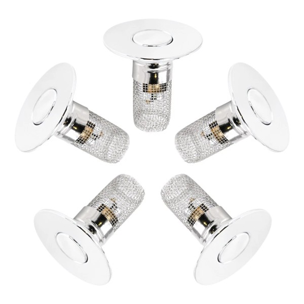 T T-ABC 5X Universal Bathroom Sink Stopper Drain Strainer Pop