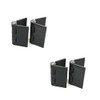 Bobco Metals Heavy Duty Weldable 2 Pairs 4" x 4"